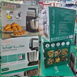 عجانة كهربائية ماركة Lutors وكالة عالميه استيل رقم واحد وعلا الضمان