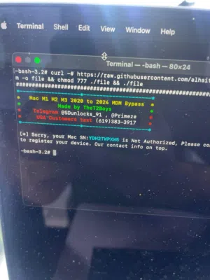 فك MDM لأجهزة الماك (MacBook / iMac)و متوفرة الخدمة حتى لاجهزة ايفون موبايل و ايباد