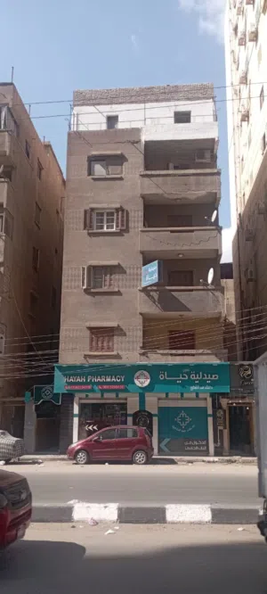 عمارة للبيع بشارع عبد السلام عارف الرئيسي بجوار استاد المنصورة الرياضي علي شارع 30 متر