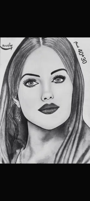 رسم يدوي بأحجام مختلفة حسب الطلب بنصف السعر