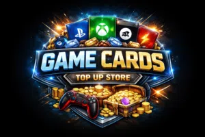 بيع ستور بطاقات شحن العاب/Store selling game recharge cards