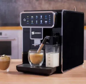 ماكينة القهوة الفل أوتوماتيك من سايونا – رفاهية التحضير بضغطة زر 20بار مطحنة مدمجة خاصية التنظيف