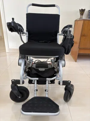Folding Deluxe Electric Wheelchair  By Sentire Med