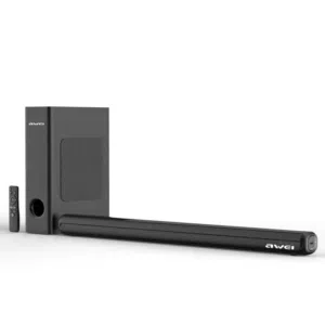 Soundbar with subwoofer مع هدية مشغل اسطوانات فقطط 99 دينار