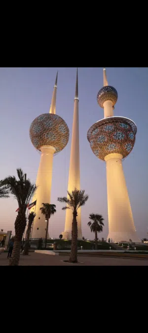 تحف نحاسية اصلية قديمة جدا لتصميم مرشات ابراج الكويت قطعتين