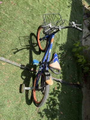 Bicycle orange and blue