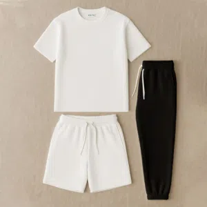 ترنج بيية رياضي خامة سمر ميلتون صيفي تلبيس مريح Men Sportswear Tracksuit Beya Style