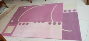 سجادتين لون زهري للبيع