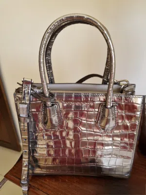 Like new Michael Kors crossbody bag metallic colour