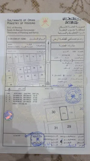 Residential Land for Sale in Al Batinah Barka