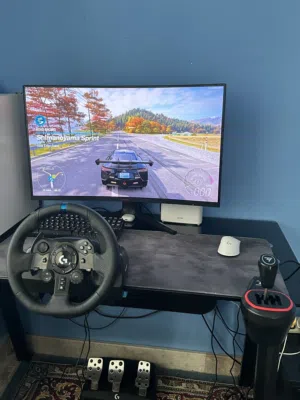 سكان Logitech g923 مع جير Thrustmaster