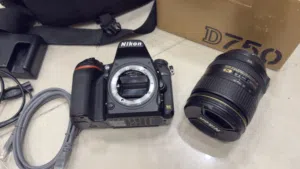 Nikon D750  with lens