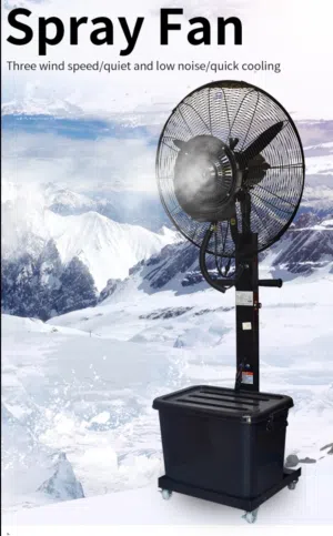 مروحة تبريد رذاذ / مروحة ماء / مراوح تبريد