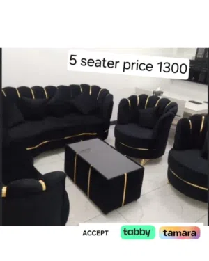 Sofa Set طقم كنب بتصميم أنيق جداً  Perfect for Living Room – Amazing Comfort at Best Deal