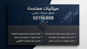 إعداد ميزانيات وخدمات تدقيق