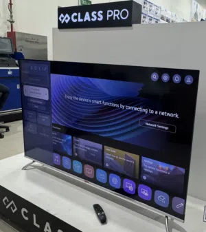 شاشة كلاس برو 65 بوصة  QLED SMART 4K TV Web Os Hub جديد مع ضمان سنه الوكيل