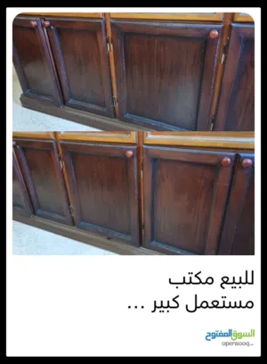 مكتب مستعمل للبيع 5 ابواب ثقيل  3ادراج موجود في الهاشمي الشمالي