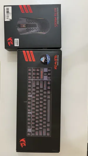 كيبورد + ماوس redragon + شاشة msi