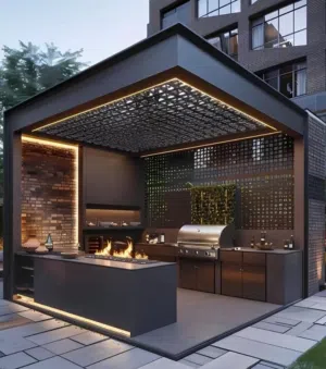 شوايات مواقد خارجية وبركولات وباركينغ المودرن