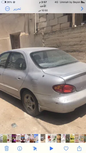 هونداي افانتي نيو للبيع موديل 1999 لون سلفر ميتاليك بحاجة دهان مرخصة سنه السيارة فحص