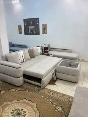 الركنه الفرفوشه   خشب زان  قماش فوطه أو كتان  كثافه 30 مقاس 2*3 ومزودة بوحده