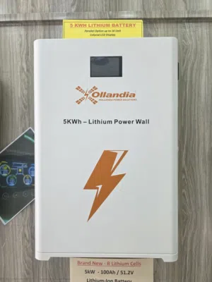 Smart 5 kWh Lithium Power Wall – REPT Cell Technology Brand: Hollandia Power Model: HP 5KWH LiFePO4