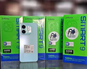جهاز جديد Smart 9 رام 6 و 8 جيجا 64 و 128 مكفول سنة متوفر توصيل