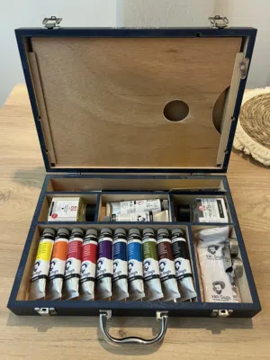 Van Gogh watercolor set +  Van gogh  oil colors set  + accessories