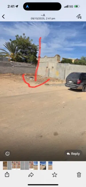 قطعة ارض 296 سكنية كزيوني في حي سكني جديد