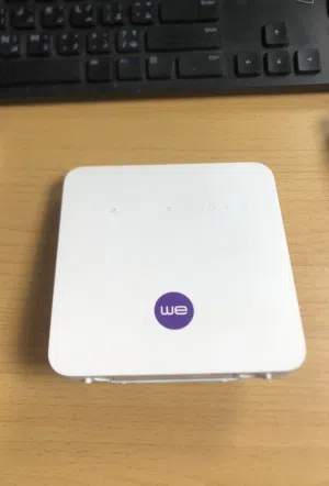 راوتر هوائي هوم 4G We بحالة ممتازة