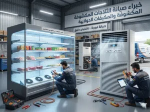 تركيب وصيانة ثلاجات العرض والتكييف المركزي 380v/220v