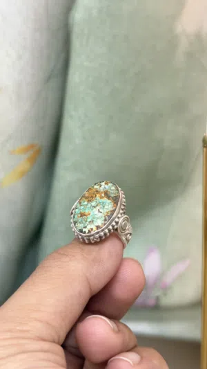 خاتم فيروز نيشابوري فضه عمانيه صياغه يدويه
