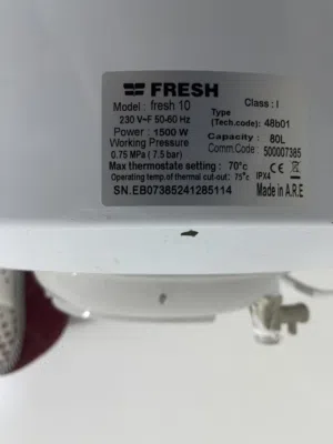 سخانة 80 لتر FRESH مستعملة