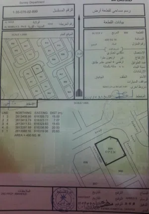 أرض سكنية تجارية المعبيلة