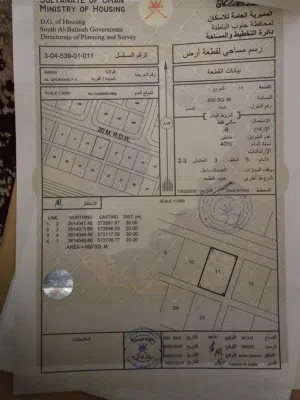 Residential Land for Sale in Al Batinah Barka