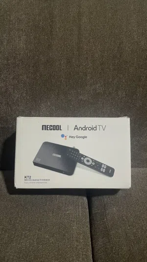 MECOOL KT2 Android TV Box 4K – 32GB مع الكرتون والريموت