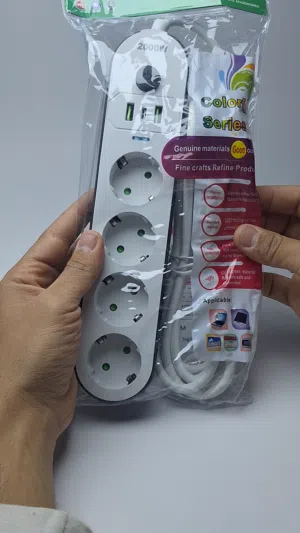 مشترك كهرباء قوي 2000W + منافذ USB
