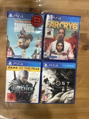 دسكات بلايستيشن 4 مستعمله بحاله شبه جديده
