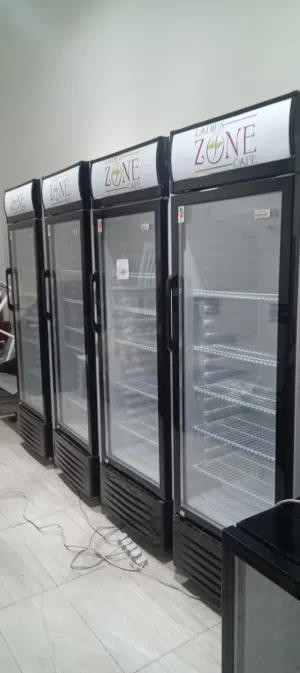 ثلاجات عرض باب جنرال تيك شبة الجديدالحجم500لتر