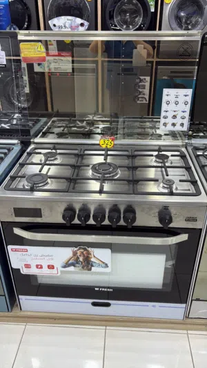 فرن فريش هامر ستيل 90 سم مع مراوح وشاشة تحكم وباب هايدروليك