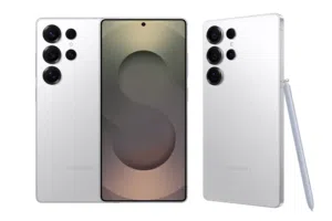 بنشري مطلوب S25 ultra مستعمل اللون أبيض