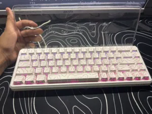 كيبورد Ajazz مع تعاون شركه nacodex أسم الكيبورد Ajazz ak680 max سويتش مغناطيسي جديد و مستعمل 3 ايام