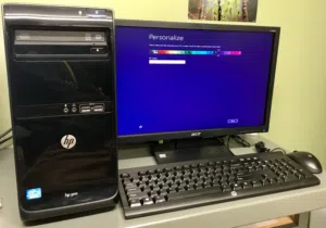 Pc نوع hp pro  Core i3 3420  6 قيقا رام  500 hd تخزين  مع شاشته الاصلية وماوس وكيبورد للبيع