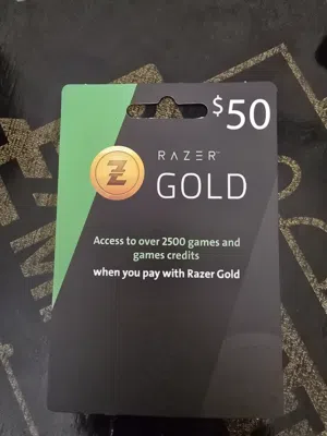 RAZER GOLD GIFT CARD ($50), FOR SALE