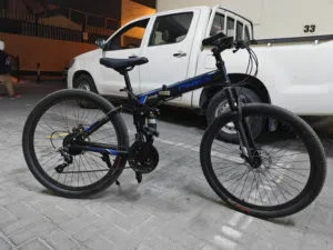 Like New Folding Mountain Bike – Dual Suspension & Disc Brakes Urgent Sale