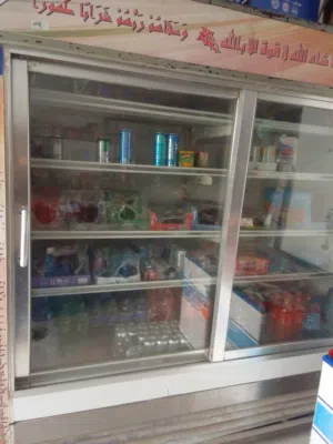 ثلاجه عرض بابان عرض مترين