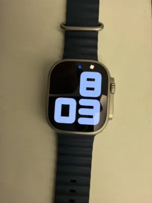 Apple watch ultra2 cellular 100 battery charged 10 times used only for 15 days not a single scratch