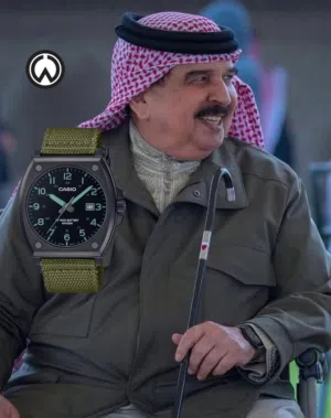 نوادر ساعة كاسيو الملك حمد بن عيسى