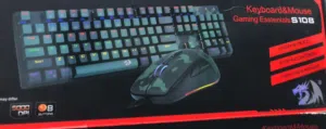 ماوس كيبورد ريد دراكون gaming essentials s108
