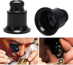 20x Magnifying Glass Eye Loupes Loop Optical Magnifier Watch Jewelry Repair Tool